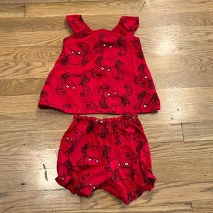 Hanna Andersson crab outfit